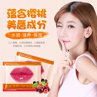 Image Beauty Collagen Moisturising Lip Mask Sheet Chống khô và Desalination Lip Pattern Pink Lip Care Lip Mask son trị thâm môi