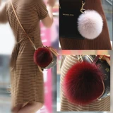 Большая подвеска, большой фугу мяч, очень большое плюшевое украшение на сумку, лиса, енот, 15 см, плюшевая