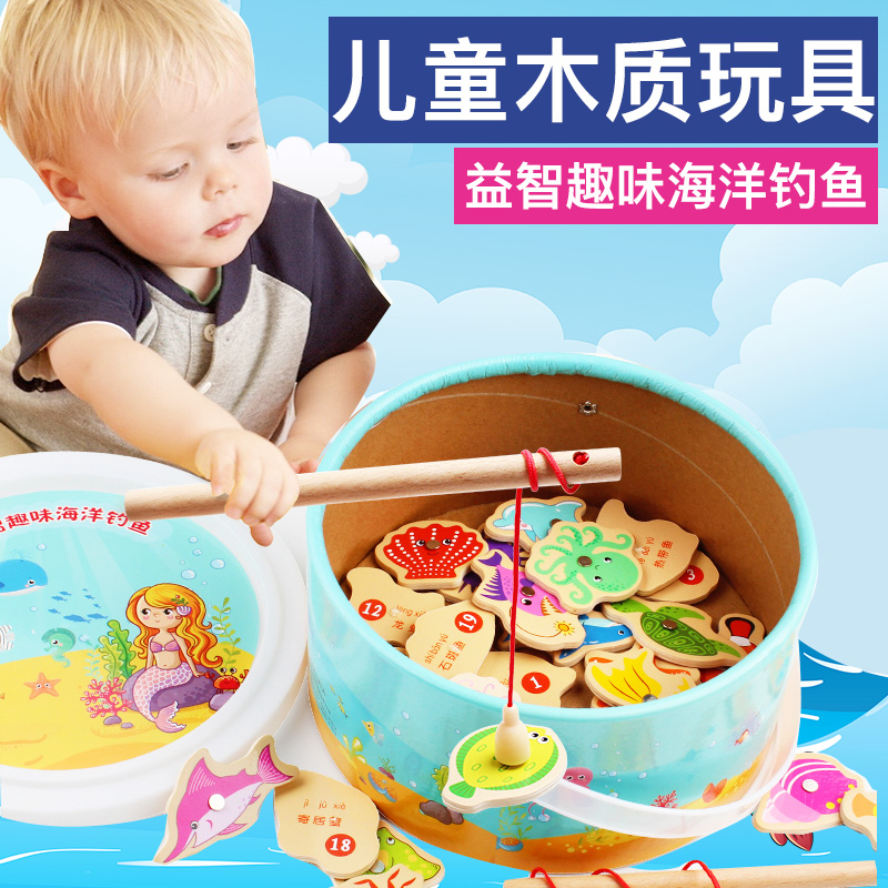 Young children's puzzle force development of brain and female children 1-2 and a half 3 children a two-year-old baby teaches multifunctional toys early