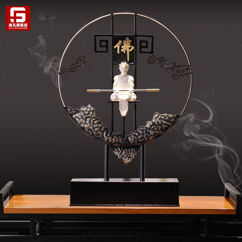 New Chinese Living Room Great Holy Return Pendulum Piece Creative Sun Epiphany Zen zen Decorations Xuanguan Desktop Craft Gift Pendulum Decoration