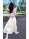 Tencel Mermaid Princess Pearlescent Elegant A-Line Skirt