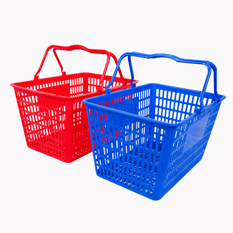 Supermarket Shopping Basket Cart Ralever KTV Plastic Basket Carry-on Basket Convenience Store Basket Buy Vegetable Basket With Wheels