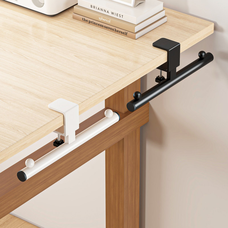 No-Drill Workstation Hanger, Desk-Side Hook, Office Bag Hanging Gadget, Multifunctional Adjustable Hook for Student Desks