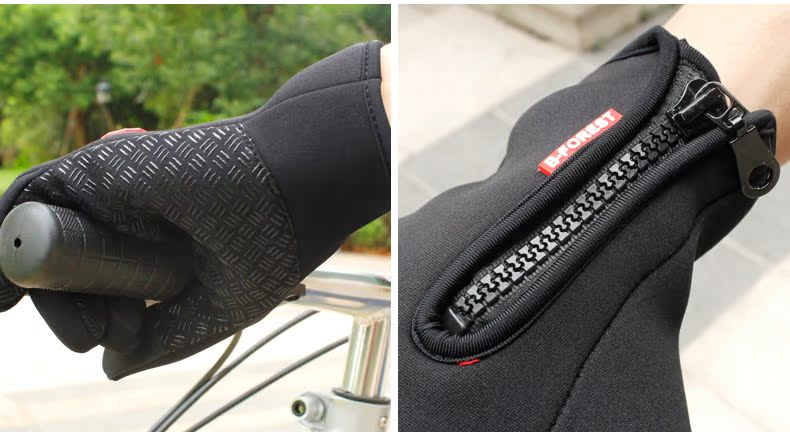 Ngoài trời găng tay ấm áp mùa đông lạnh windproof trượt tuyết chạy người đàn ông và phụ nữ cưỡi xe máy full finger găng tay găng tay phượt