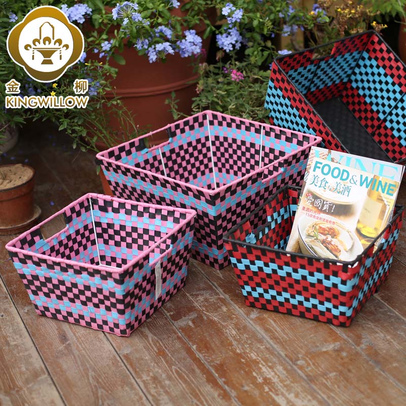 Casual basket for plastic codified non-furnished basket large-scale dirty clothes container bathroom kitchen waterproof basket