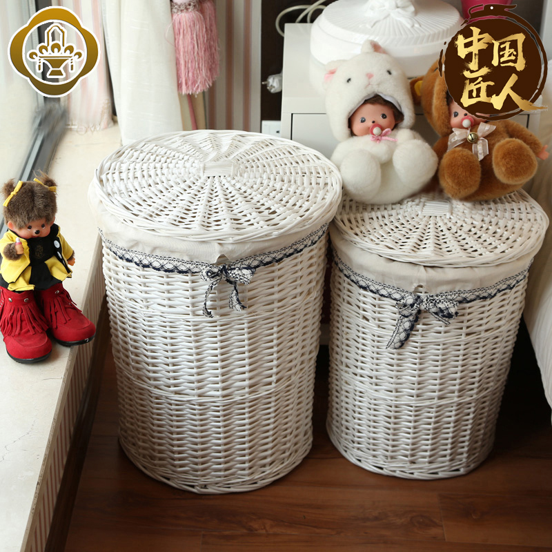 Golden Willow dirty clothes storage basket dirty clothes basket rattan storage basket garden storage box laundry basket dirty clothes basket