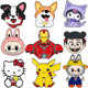 Cost-effective cartoon anime cute hat clip mark