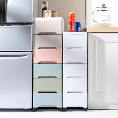 20 30cm slit storage cabinet drawer type kitchen gap storage rack narrow gap powder room finishing storage cabinet