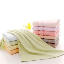 Bamboo fiber adult towel 3-piece household wash face soft absorbent skin beauty face towel better than pure cotton