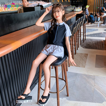 Girls Swimsuit Summer 2021 New Children Summer Split Swimsuit Girls Swimming Quick Dry Student Suit