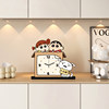 Crayon Shin-Chan Silent Wall Clock Decoration Restaurant Cartoon Clock Living Room Clock No-Drill 2025 New Model Table Clock