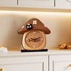 Mushroom Clock Cartoon Living Room Creative Clock Bedroom Bedside 2025 New Silent Home Clock Table Clock