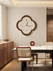 2024 New Retro Clock Wall Clock Living Room Light Luxury Dining Room Decoration Silent Bedroom Punch-Free Creative Wall Clock