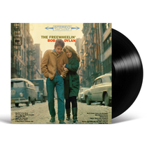 Spot Bob Dylan Freewheelin 12-inch Black Records LP