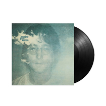 Spot John Lennon Imagine Black Rubber LP Phonograph 12 inches of Black Rubber