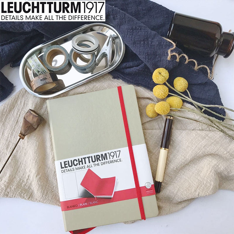 Germany Lighthouse leuchtturm1917 Collider Color Notebook Notepad Subblank Horizontal inner page A5