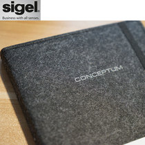 German imported sigel CONCEPTUM felt cloth cover creative notes notepad Handbook business stationery