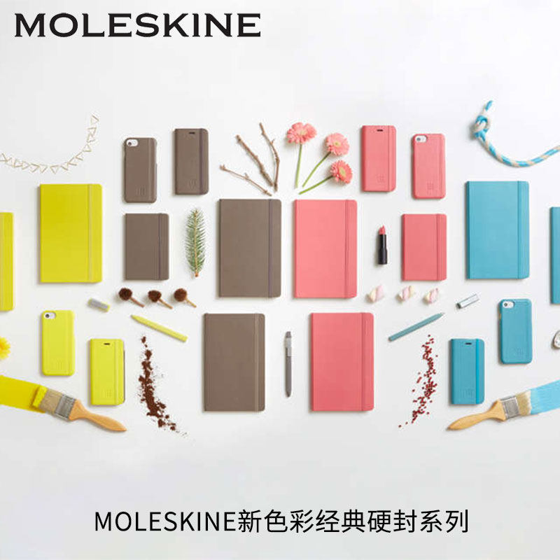 Italian Moleskine Classic Hard Cover Notebook Color Notepad Large Hand Ledger Day Note a5