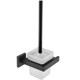 Artiqua Toilet Brush Holder 304 Stainless Steel Toilet Brush Rack Black Toilet Cup Holder Bathroom Accessory