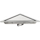 Artiqua Bathroom Shower Toilet Balcony Corner 304 Stainless Steel Triangular Invisible Anti-Odor Floor Drain