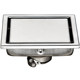 Artiqua Bathroom Shower Room Bathroom Thickeneded 304 Stainless Steel Deodorant Floor Drain Square Invisible Floor Drain