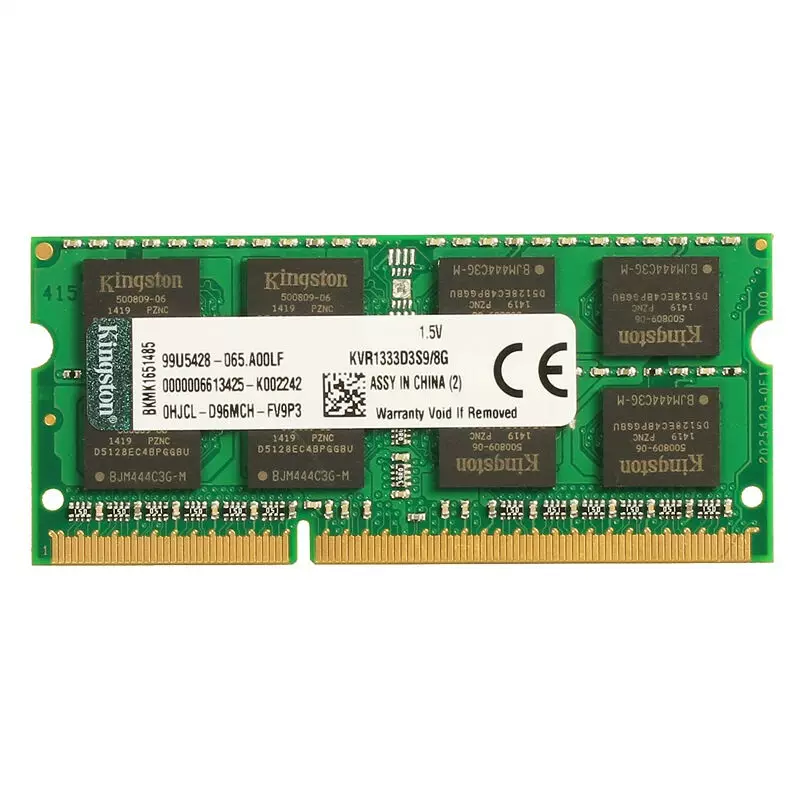 Оригинальная память Kingston DDR3 8G 1333 1600 Напряжение 1.5V ноутбуковая планка, 8GB одиночная планка