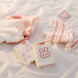 Нижнее белье, хлопковые антибактериальные летние тонкие штаны, милые трусы