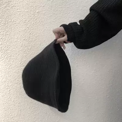 Lu and Shanyu Autumn New Japanese wool composition Yamamoto dark yoji thick wool hat bucket basin cap