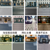 New Korean street store background Net red anchor live background cloth Mens and womens clothing online clothing photo background