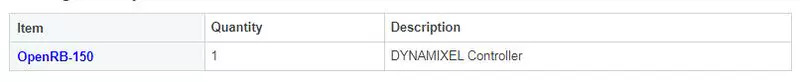 Bảng điều khiển OpenRB-150 mã nguồn mở Bộ điều khiển tương thích Arduino Dynamixel servo phù hợp