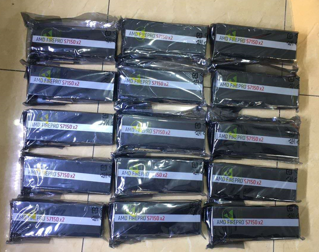 AMD Firepro s7150 X2 graphics card virtualization graphics workstation server cloud computing plus speed card