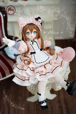 taobao agent [Meow Tomok] Alice -Eat ME -4 points BJDMDDMSD Xiongmei baby clothes cute dress dress