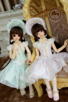 (Meow House)Fairy tale series-Green Forest dress skirt 4 points BJD MSD MDD RL giant baby baby clothes