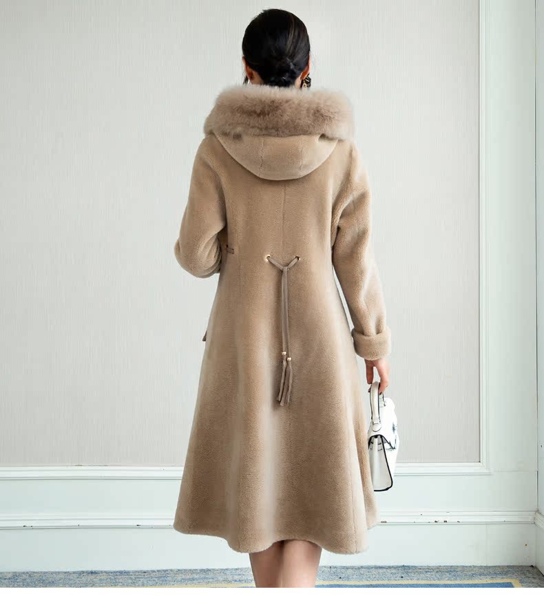 Manteau de fourrure femme ZQQZ - Ref 3174804 Image 18