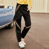 Tide, осенние черные штаны, повседневные брюки, 2020, в корейском стиле