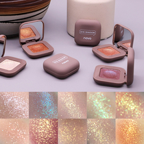 Novo eyeshadow disc ins super fire cheap monochrome eyeshadow pearlescent student glitter powder anti-crystal crystal sequin mashed potatoes