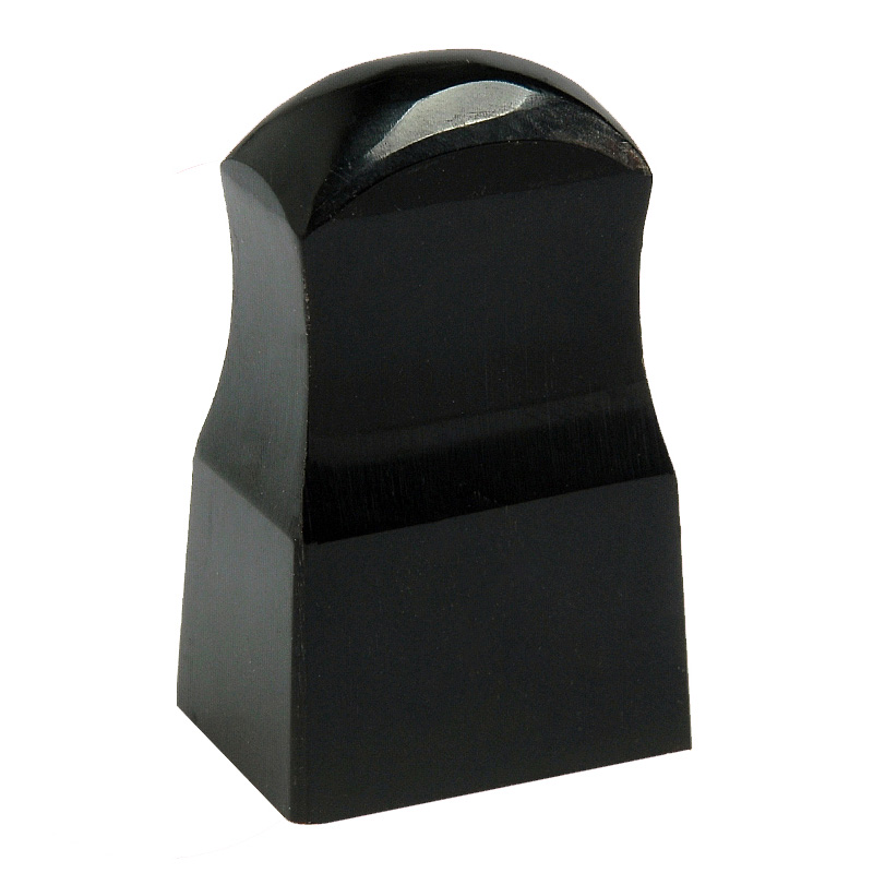 Black horn seal making laser engraving rectangle personal name name private seal custom calligraphy collection seal