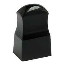 Black horn seal production laser engraving rectangular personal name name private seal custom calligraphy collection stamp