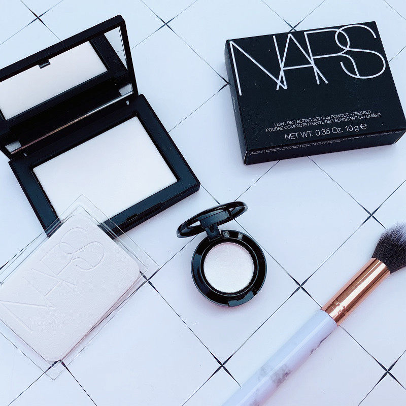 Nars nude light transparent color powder cake loose powder makeup oil control powder cake trial color trial package trial package delivery brush lasting