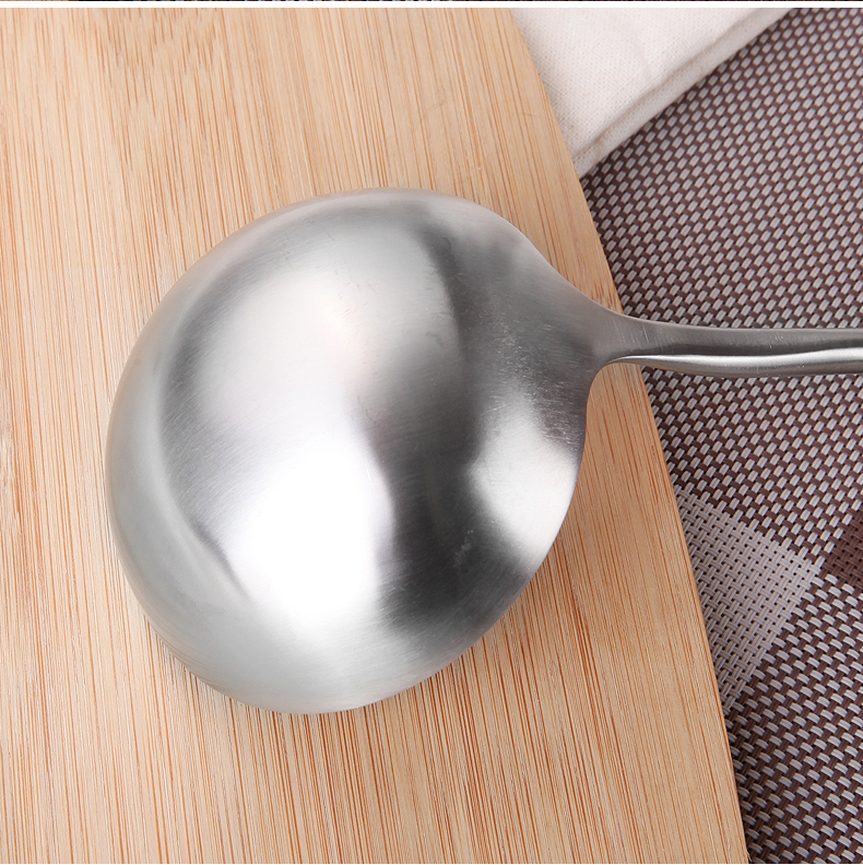 Wang Lilai Soup Spoon Inox 304 Đồ dùng nhà bếp Spoon Congee Spoon Đồ dùng nhà bếp Muỗng dày một miếng Nấu ăn chao chong dinh