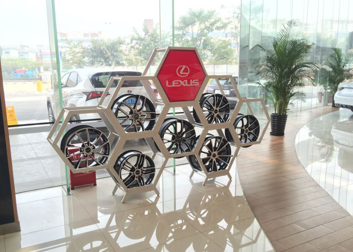 Wheel frame Wheel display stand Wheel display stand Hexagonal wheel ...