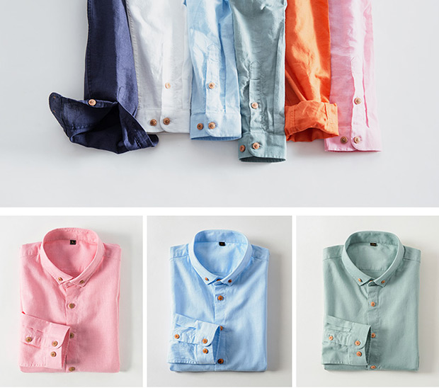 Tiền phúc lợi, áo cotton và vải lanh thật, bạn có thể thử nó. áo sơ mi quần jean