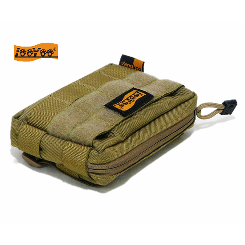 Road tour A43 molle miscellaneous accessories bag accessory bag EDC wearing belt small waist bag with military fan nylon 1050D