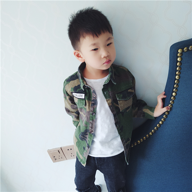 Chemise enfant à manche longue en coton - Ref 2082982 Image 24