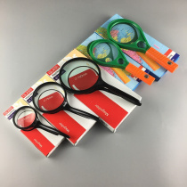 Magnifying glass with high-definition childrens portable kindergarten hand-held enlarged mirror buy one get one free