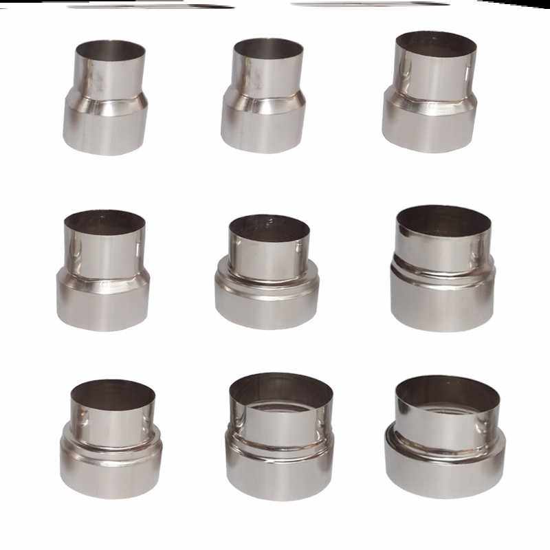 Smoke exhaust pipe diameter reducer 60 turn 50mm pipe 100 turn 80mm110 turn 70mm conversion 120 large and small interface