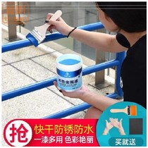 Paint metal antirust paint powder paint Iron White paint steel pipe Lake green steel radiator 2l red brown pure black 1l
