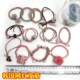 Trẻ em không làm tổn thương phụ nữ cao đàn hồi tóc dây thừng đậm không có đường may vòng tóc cao su đen buộc dây tóc dây buộc tóc hàn quốc