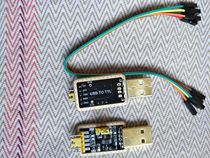 Nouveau Riche gold CH340 brush small board USB to TTL brush board STC download line writing module hardware