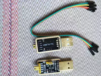 Tuhao gold CH340 brush small board USB to TTL brush machine Board STC download line write module hardware